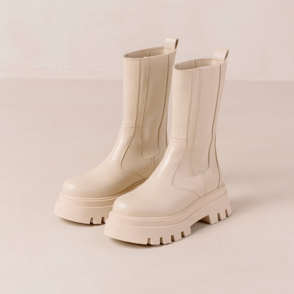 ALOHAS Shoes - Alohas All Rounder - White Leather Boots